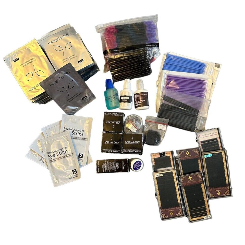 Eyelash Kit - For DIY Huge Lot Eyelashes , Eye Patch , Primer & Eye Tools 220 PC